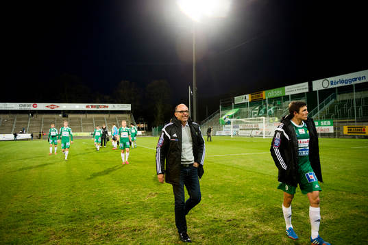 Ljungskiles tränare Tor-Arne Fredheim (tv) och Hannes