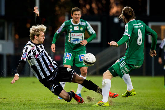 Landskronas Martin Rudolfsson faller