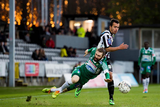 Ljungskiles Markus Gustafsson faller