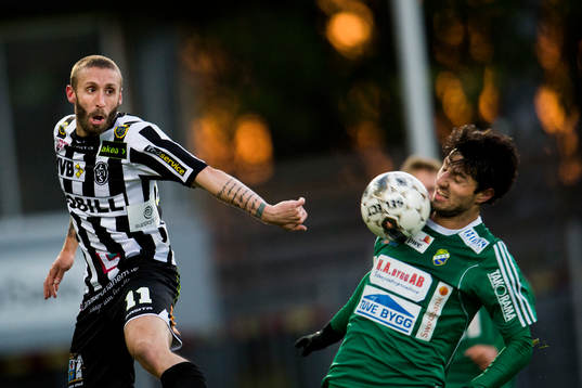 Landskronas Andrew Stadler och Ljungskiles Rebin Sulaka