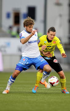 Norrköpings Morten Morisbak Skjönsberg och Mjällbys