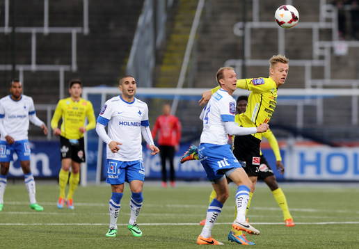 Norrköpings Andreas Johansson och Mjällbys Mattias