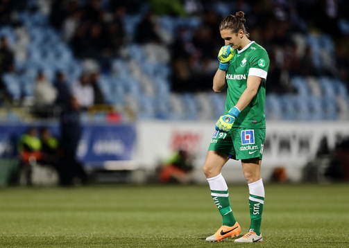 Norrköpings målvakt David Mitov Nilsson