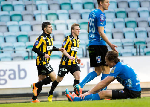 Häckens Moestafa El Kabir jublar