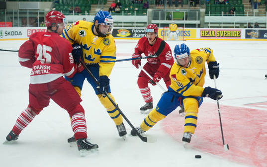 Sveriges Pär Arlbrandt och Mattias Sjögren i