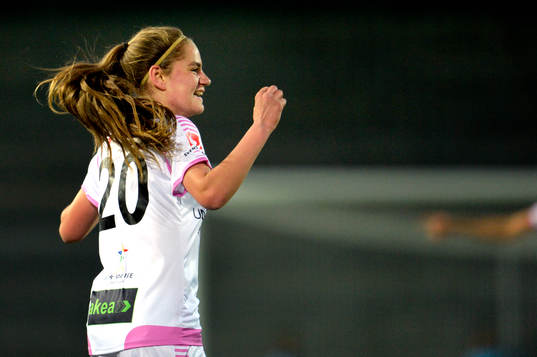 Rosengårds Sarah Mellouk jublar