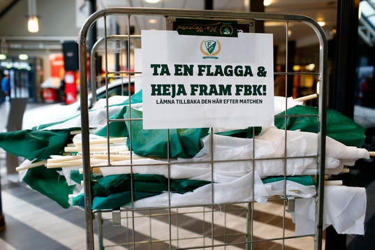 Färjestads supportrar uppmanas att ta med en grön eller