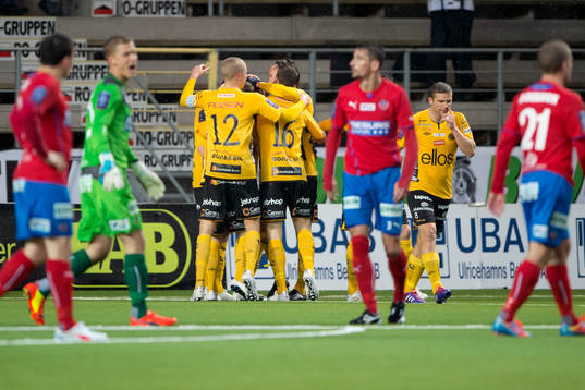 Elfsborgs spelare jublar