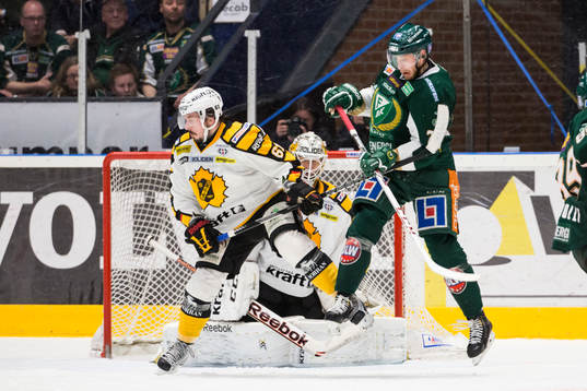 Skellefteås Fredrik Lindgren och Färjestads Per Åslund