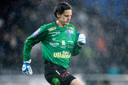 Falkenbergs målvakt Otto Martler