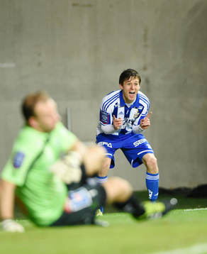 IFK Göteborgs Lasse Vibe  jublar