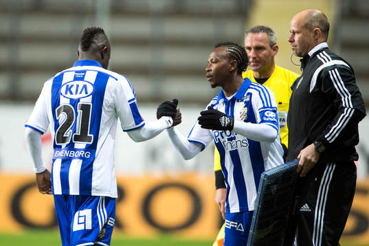 IFK Göteborgs Malick Mané byter med May Mahlangu
