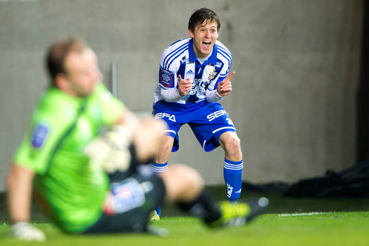 IFK Göteborgs Lasse Vibe jublar