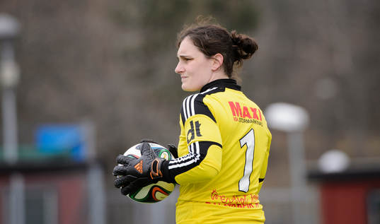 Kvarnsvedens målvakt Michelle Dalton