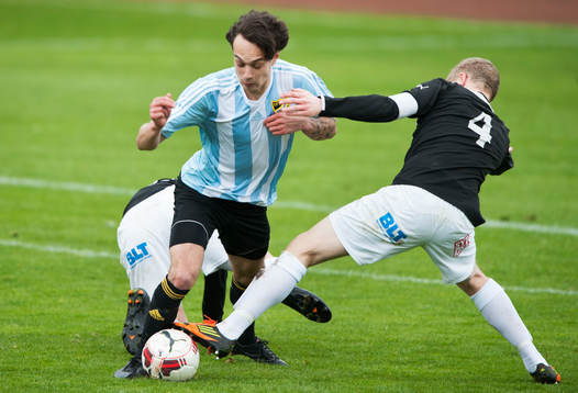 IFK Hässleholms Karim Al-Asi  i matchen i div. 111 mellan