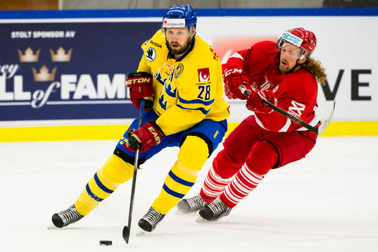 Sveriges Dick Axelsson och Danmarks Morten Lie
