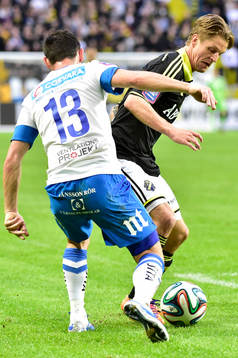 s Martin Lorentzson och Norrköpings Nikola Tkalcic