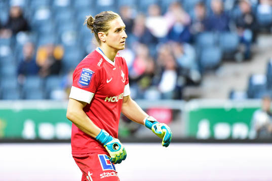 Norrköpings målvakt David Mitov Nilsson