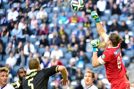 Norrköpings målvakt David Mitov Nilsson