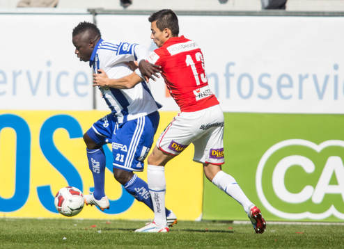IFK Göteborgs Malick Mané och Kalmars Emin Nouri