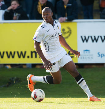 Häckens Carlos Strandberg  i matchen i allsvenskan mellan