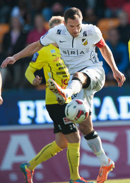 Häckens Martin Ericsson  i matchen i allsvenskan mellan