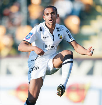Häckens Walid Atta  i matchen i allsvenskan mellan