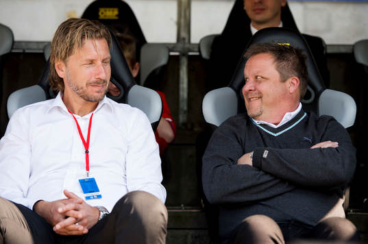 Helsingborgs sportchef Jepser Jansson och Helsingborgs