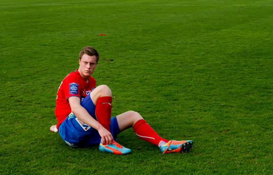 Helsingborgs Anton Kinnander deppar
