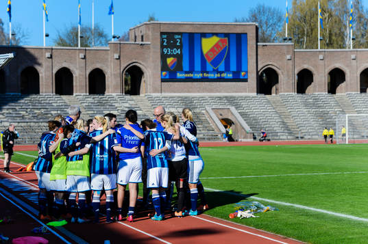 Djurgårdens spelare och tränare samlades