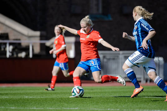 under fotbollsmatchen i elitettan mellan Djurgårdens IF FF