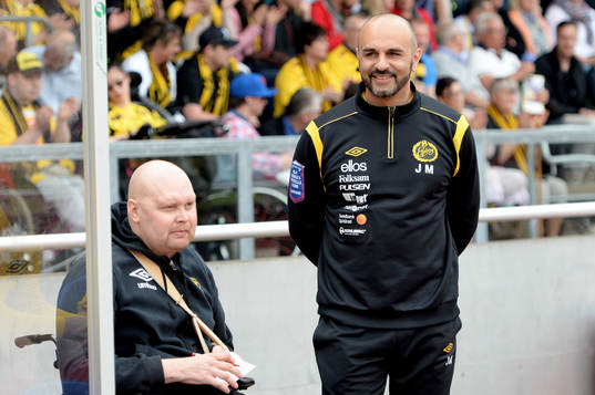 Elfsborgs manager Klas Ingesson och tränare Jan Mian