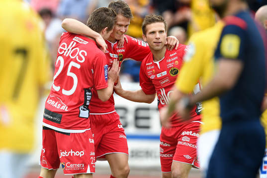 Elfsborgs Marcus Rohdén, Viktor Claesson och Anders