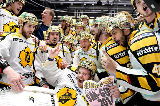Skellefteås spelare jublar