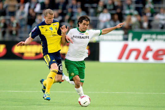 Hammarbys Lars Mendonca Fuhre och Ängelholms Sebastian