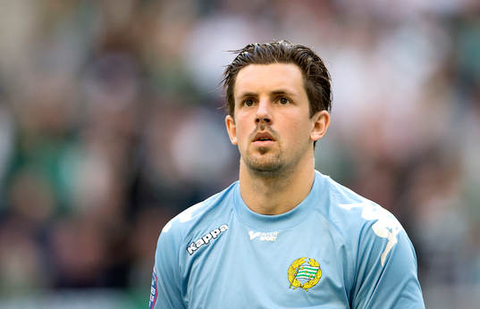 Hammarbys målvakt Johannes Hopf