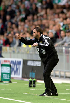 Ängelholms tränare Joakim Persson