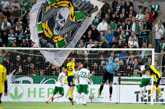 Hammarbys målvakt Johannes Hopf