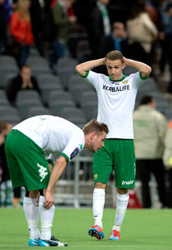 Hammarbys Fredrik Torsteinbø deppar