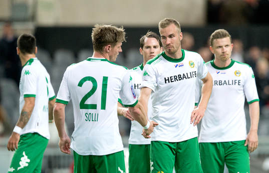 Hammarbys Daniel Theorin och Jan Gunnar Solli deppar