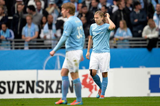 Malmö FFs Markus Halsti deppar
