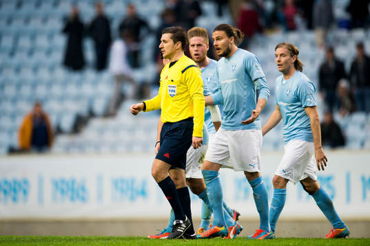 Malmö FFs Erik Johansson och Pontus Jansson kritiserar
