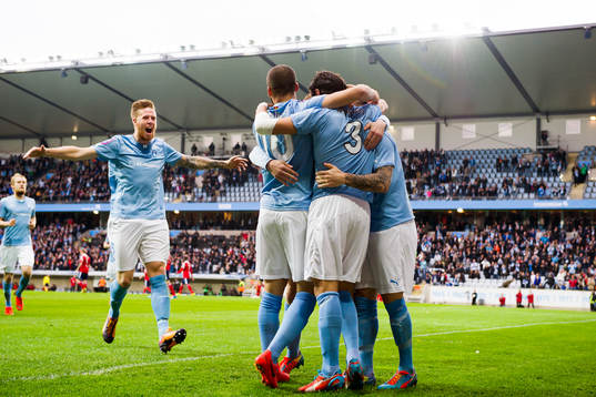 Malmö FF firar Magnus Eriksson