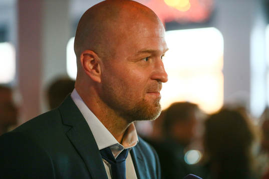 Jonas Frögren från Skellefteås bankett dagen