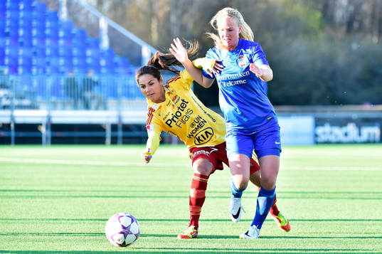 Tyresös Mayara Da Fonseca Bordin och Eskilstunas Elin