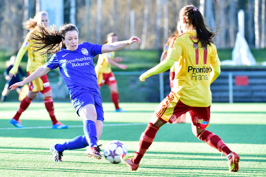 Eskilstunas Allysha Chapman och Tyresös Lisa Klinga