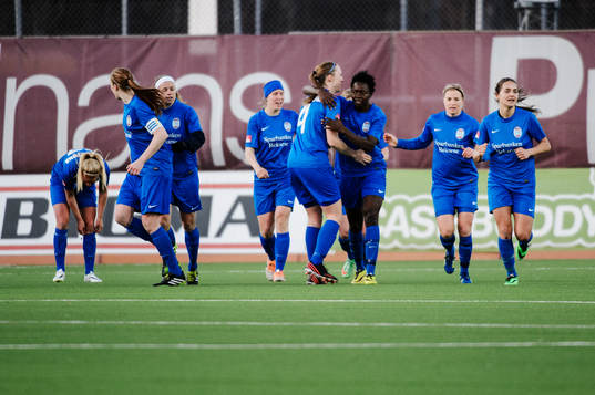 Eskilstunas spelare jublar