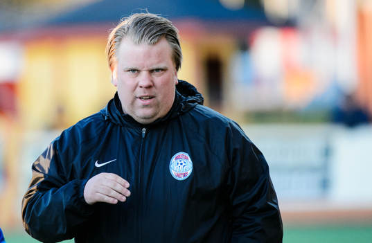 Eskilstunas tränare Viktor Eriksson