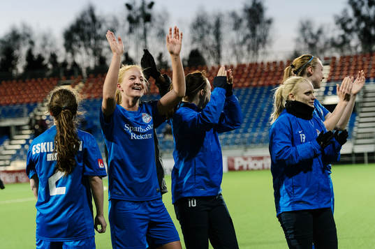 Eskilstunas spelare jublar