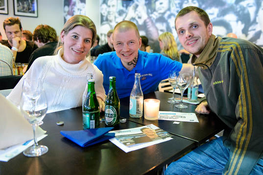 Elisabeth Anderton, Keija Orava och Jeff Tössberg Mihai